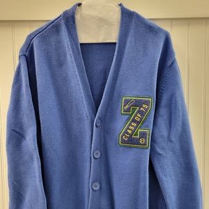 Zara letterman sweater